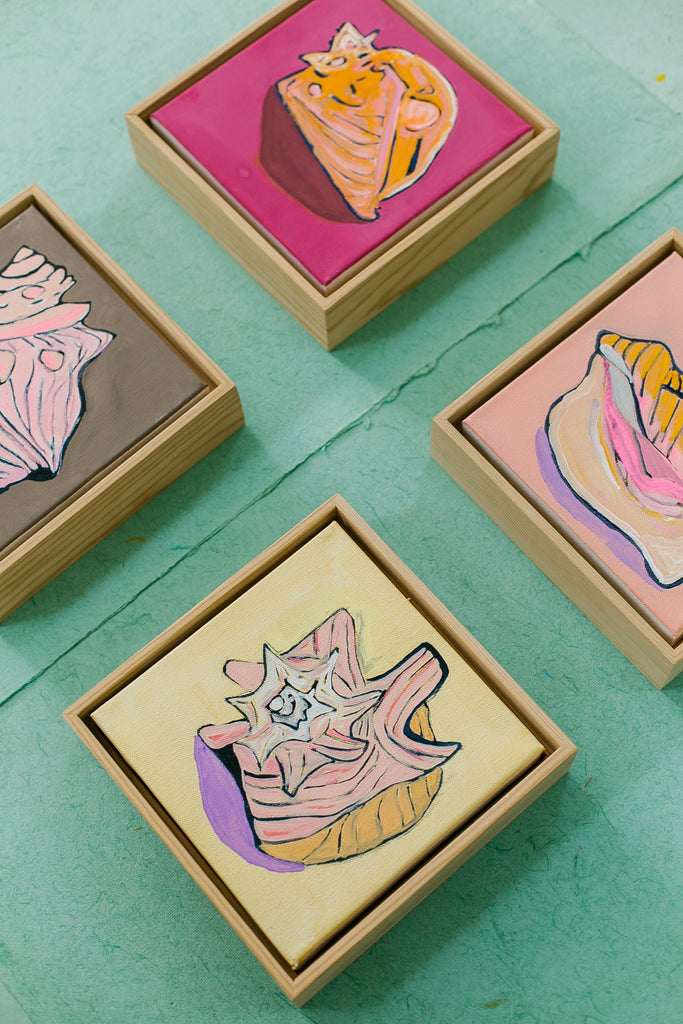 “Seashells” on canvas