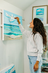 In the Studio with my Waterscapes Collection