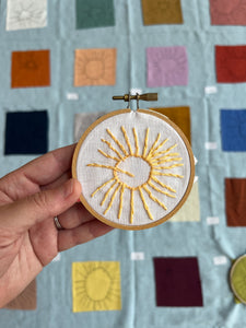 Diary Quilting Project: The Story Behind The Sunshine
