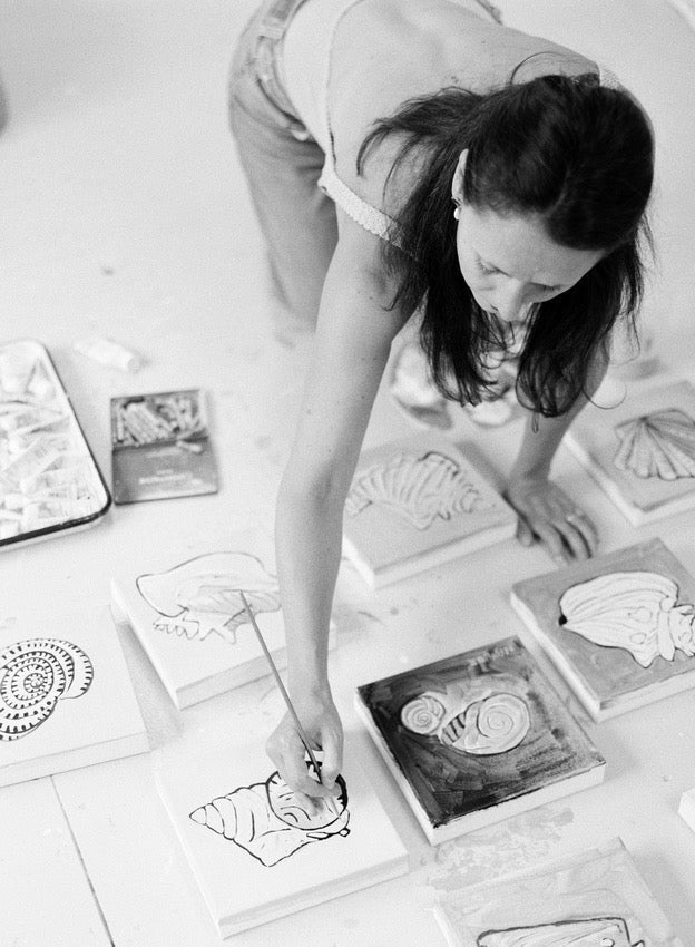 “Seashells” Collection: In the Studio