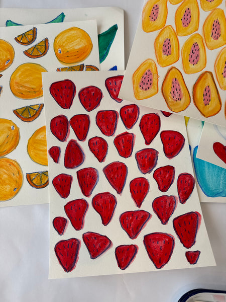 SOLD OUT: April 17, 6-8pm “Still Life Paper Collage” Workshop