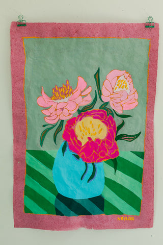 Peonies on a Rainy Day