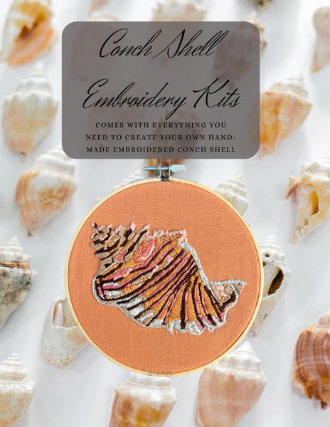 Conch Shell Embroidery Kit