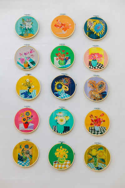 Yellow Daffodil Embroidery Kit