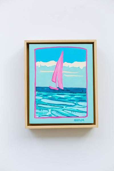 Pink Sailboat