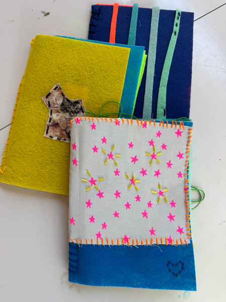 NOW OPEN: (Sunday, Sept 20, 10-11am) Children’s Felt Embroidery Book Workshop