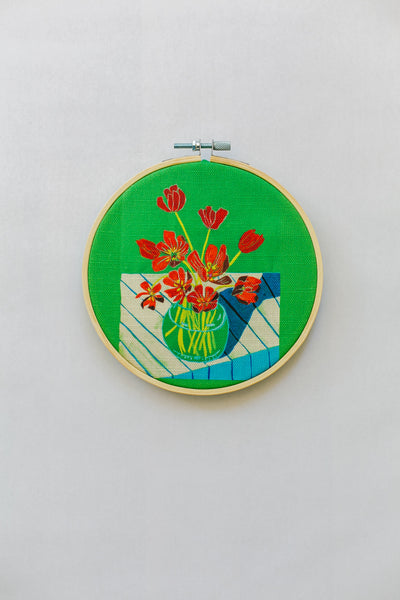 Spring Tulips Embroidery Kit