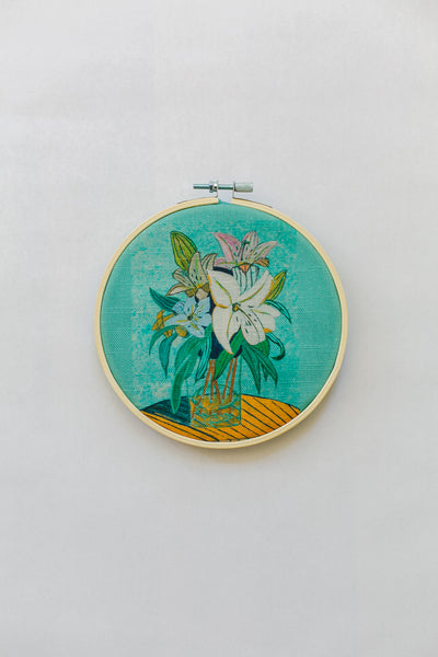 Lilies from my Sister Embroidery Kit