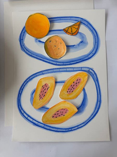 SOLD OUT: April 17, 6-8pm “Still Life Paper Collage” Workshop