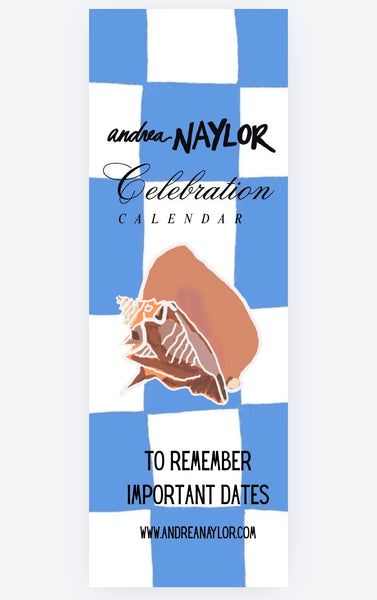 PRE-ORDER: The Seashell 🐚 Celebration Calendar