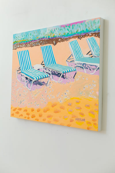 Four Beach Chairs