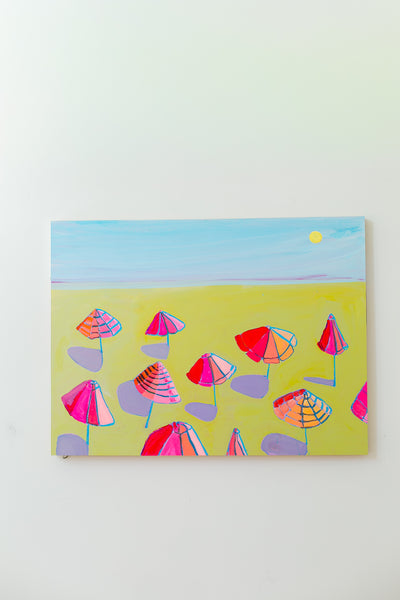 Pink Umbrellas