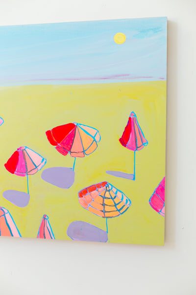 Pink Umbrellas