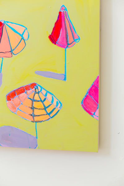 Pink Umbrellas
