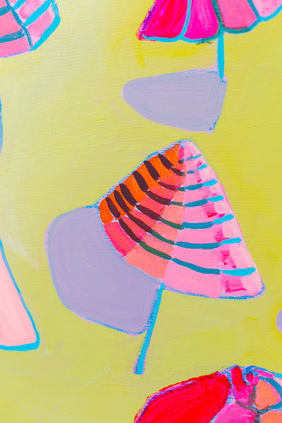 Pink Umbrellas