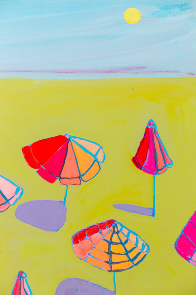 Pink Umbrellas