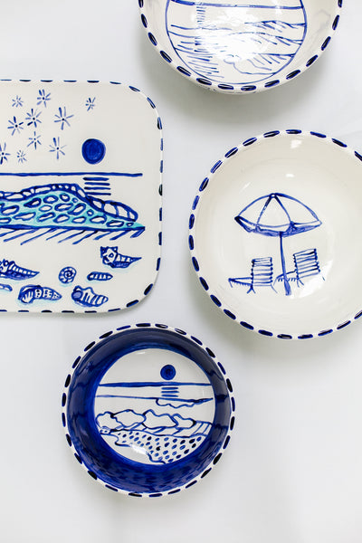 Umbrellas Bowl (Large)