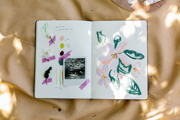 Painting in the Cherry Blossoms Workshop (Door County)