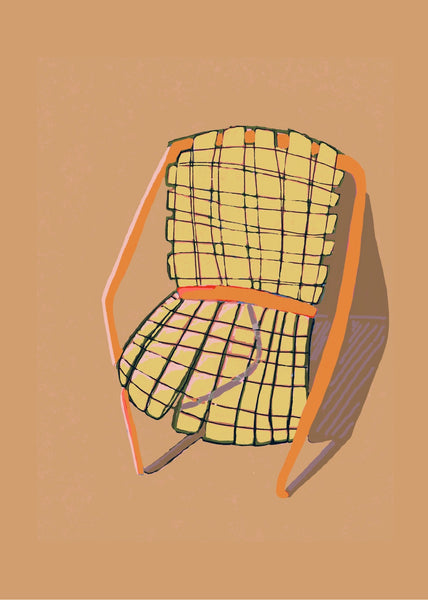 5x7" Card Pack (6)- "Resting Chairs"