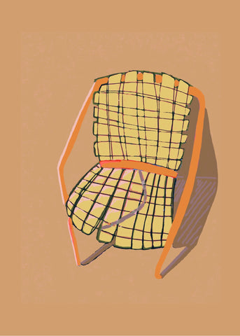 5x7" Card Pack (6)- "Resting Chairs"