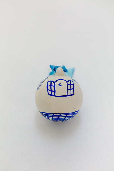 Sunflower Ornament: Blue Moonlight