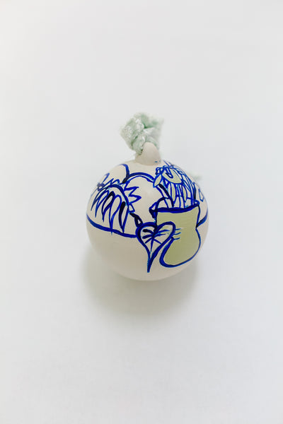 Sunflower Ornament: Nude Vase