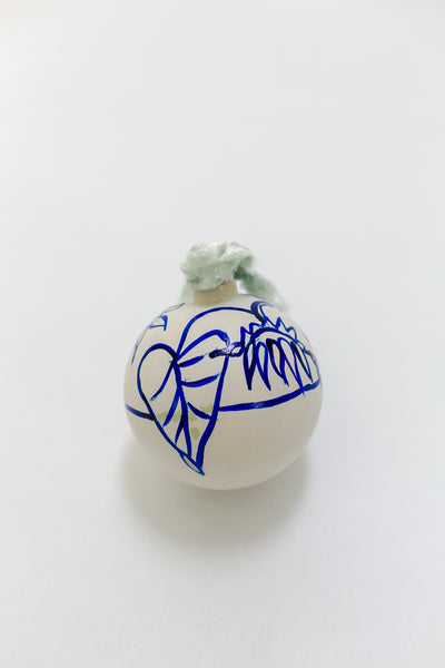 Sunflower Ornament: Nude Vase