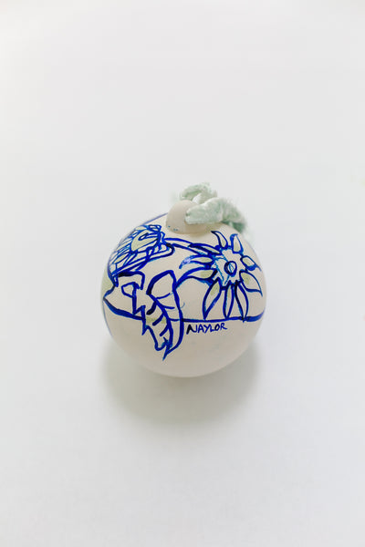 Sunflower Ornament: Nude Vase