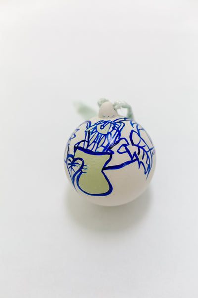 Sunflower Ornament: Nude Vase