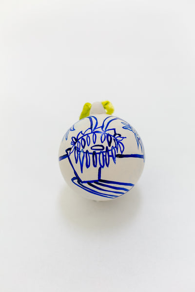 Sunflower Ornament: Striped Shadow