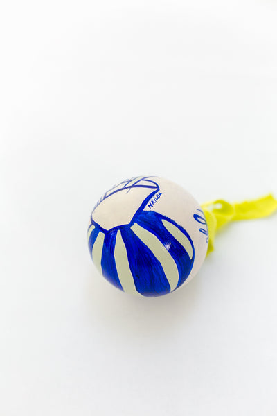 Sunflower Ornament: Striped Table