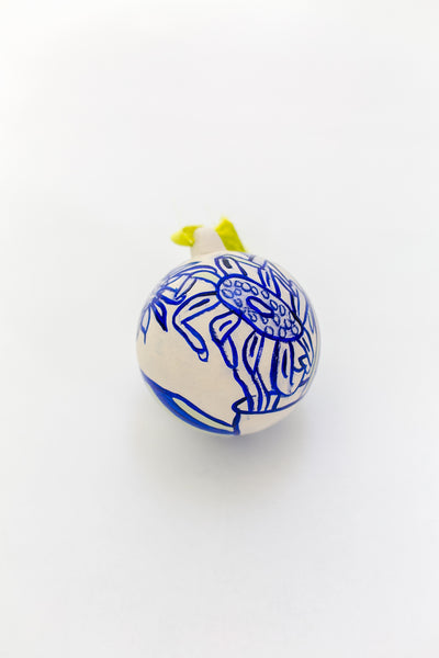 Sunflower Ornament: Striped Table