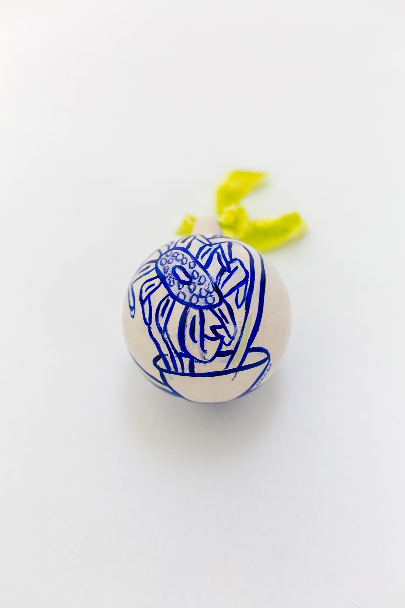 Sunflower Ornament: Striped Table