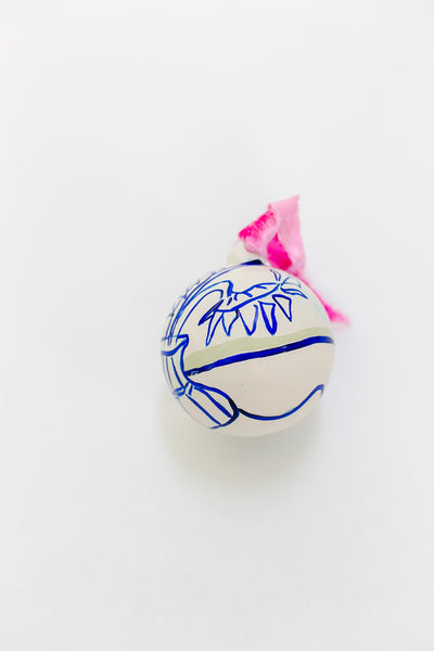 Sunflower Ornament: Blue Flower