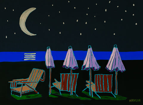 Midnight Rest Under the Stars