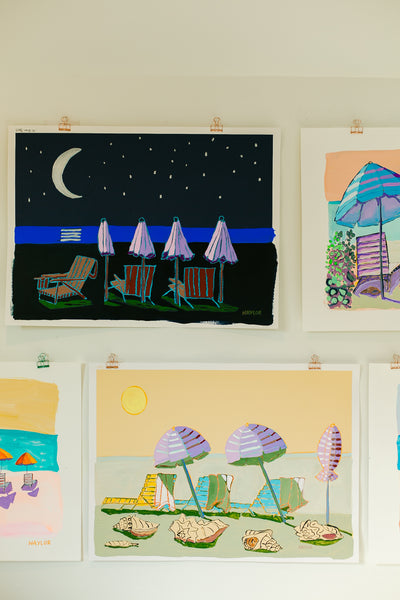 Midnight Rest Under the Stars