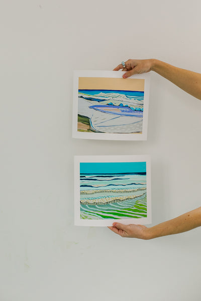 Layers of Waves Print