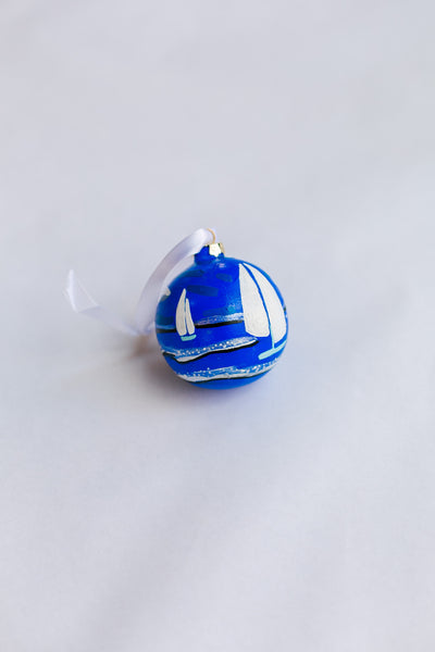 Deep Blue Waters Ornament