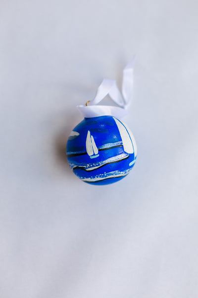 Deep Blue Waters Ornament