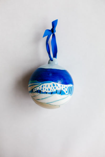 Blue Beach II Ornament
