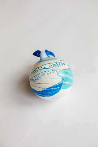 Blue Beach I Ornament